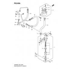 Rear master cylinder              

                  Gsf650ak7/uak7/sak7/suak7/ak8/uak8/sak8/suak8