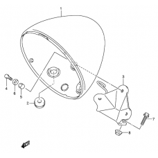 Headlamp housing              

                  Model k5