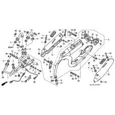 Exhaust muffler              

                  VFR8002/3)(VFR800A2/3