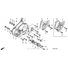 Left crankcase cover