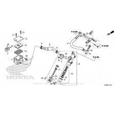 Задний тормозной цилиндр