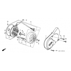 Left crankcase cover/ generator              

                  2
