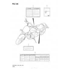 Информационные наклейки (Vzr1800L4 E28)