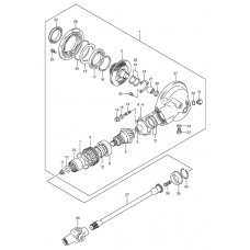 Propeller shaft - final drive gear