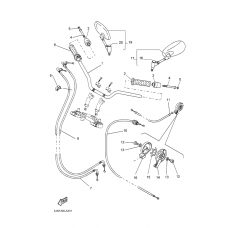 Steering handle. cable