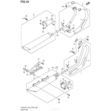 Выхлопная система (Vl800Tl4 E33)