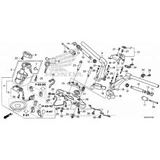 Верхняя траверса & Клипон руля