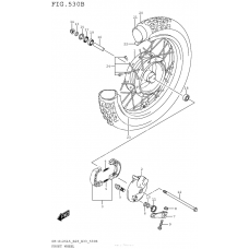 Переднее колесо (Dr-Z125L5 E33)