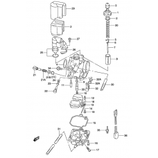 Carburetor assy              

                  Model ay50 k1/k2