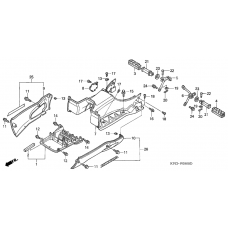 Floor panel/pillion step