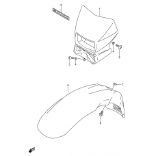 Headlamp housing              

                  Model k3/k4