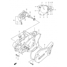 Crankcase cover - water pump