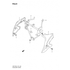 Headlamp cover front fender