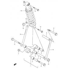 Rear cushion lever              

                  Gsf1200t/v/w/x/y/st/sv/sw/sx/sy