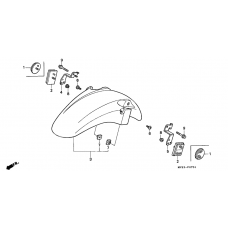 Front fender              

                  CBR600FS/3S/T/3T/SET