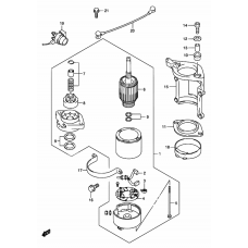 Starting motor