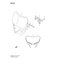 Headlamp cover front fender              

                  Rmx450zl1 e28