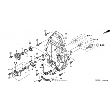 Rear crankcase cover