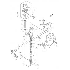 Rear master cylinder