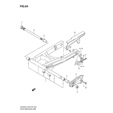 Rear swinging arm