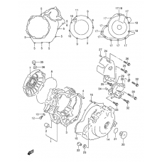 Crankcase cover ass`y (v