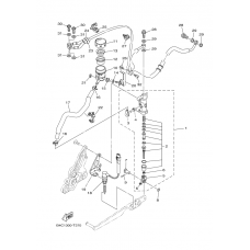 Rear master cylinder