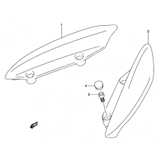 Pillion rider handle              

                  Model k4