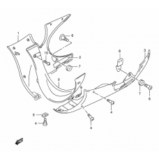 Under cowling              

                  Model w/x/y