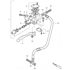 Front master cylinder