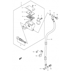 Front master cylinder