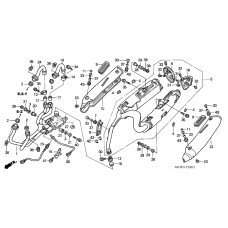 Exhaust muffler              

                  VFR8004/5)(VFR800A4/5