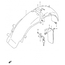 Rear fender              

                  Model y/k1