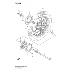 Rear wheel complete assy              

                  Model k8/k9/l0