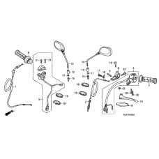 Handle lever/switch/cable