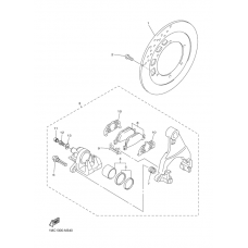 Rear brake caliper