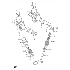 Cam shaft - valve