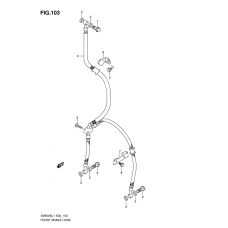 Front brake hose              

                  Sv650sl1 e24