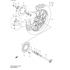 Rear wheel complete assy