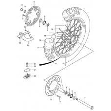 Rear wheel complete assy              

                  Model k3