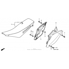 Seat + side cover ('02-'04)