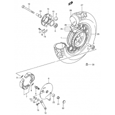 Rear wheel complete assy