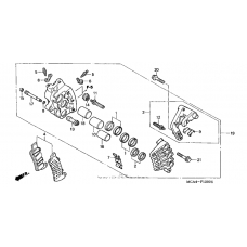 Right front brake caliper (gl1800)