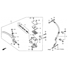 Fr. brake master cylinder
