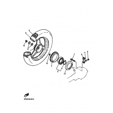 Rear wheel complete assy