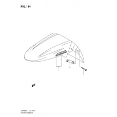 Front fender              

                  Gsf650ual1 e21