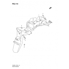 Rear fender              

                  Dl650al1 e24