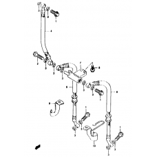 Front brake hose              

                  Gsf1200t/v/w/x/y/st/sv/sw/sx/sy
