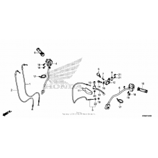 Handle lever + switch + cable