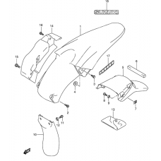 Rear fender              

                  With out e24