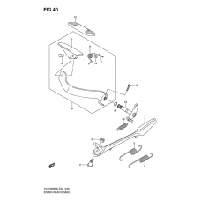 Stand-rear brake